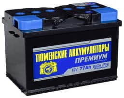Аккумулятор Тюмень Premium 77L 77Ач 680А прям. пол