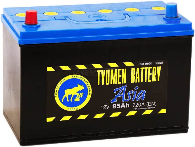 Аккумулятор Тюмень Asia 95L 95Ач 750А прям. пол.