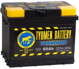 Аккумулятор Тюмень Standard 60R 60Ач 550А обр. пол